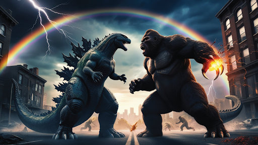Monster King kong vs Godzilla 1