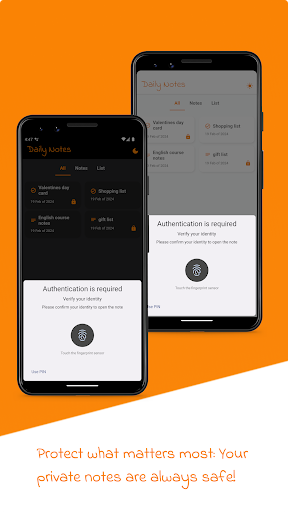 Daily Notes - Notes and List Screen 3