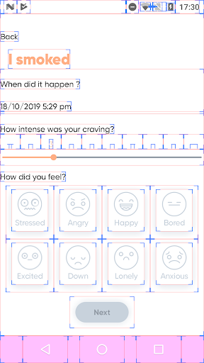 Android application Kwit Test screenshort