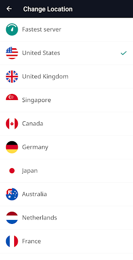 Hawk VPN Screen 3
