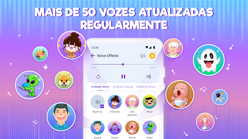 Visualização do aplicativo
