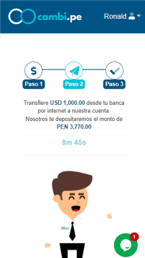 Cambi.pe - Cambia dólar online Screen 3