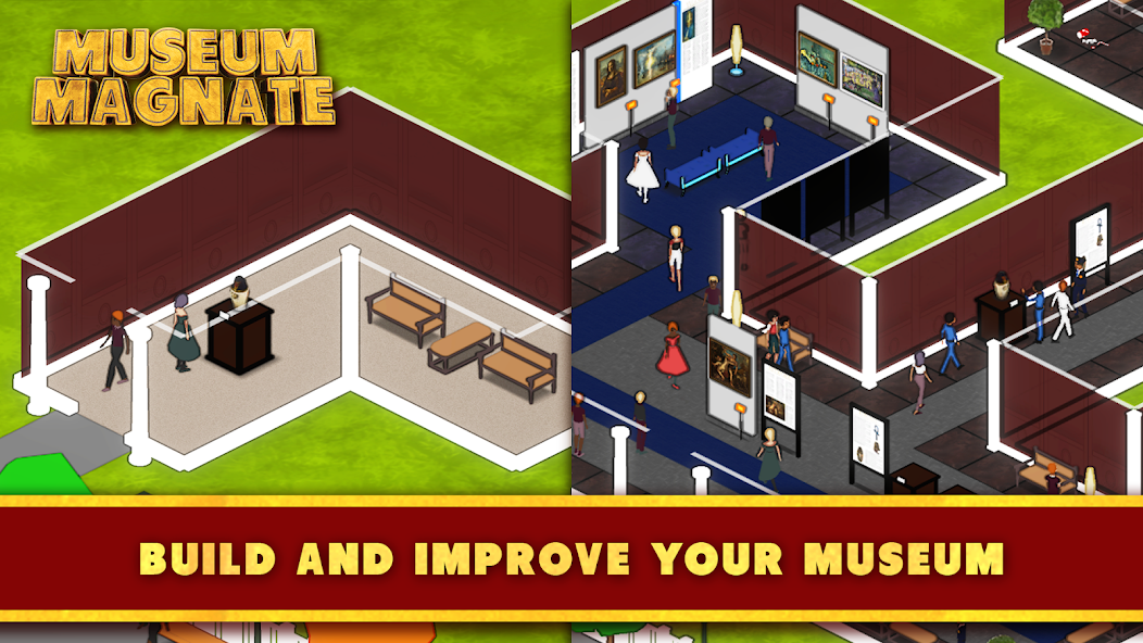 Museum Magnate - Museum Tycoon 0.9.5 APK + Mod (Unlimited money) for Android
