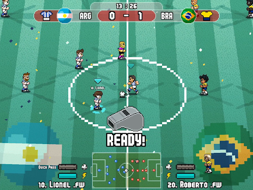 Pixel Cup Soccer - Lite screenshot 8