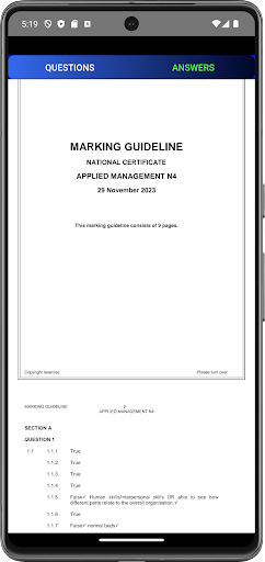 TVET Applied Management N4-N6 Screen 2