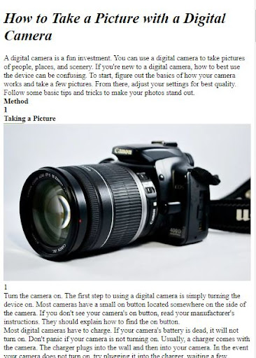 Digital Photography Lessons Screen 2