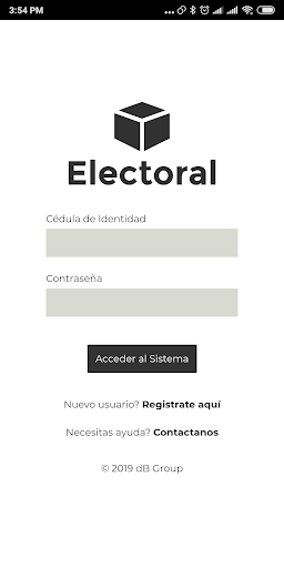 Android application Electoral screenshort