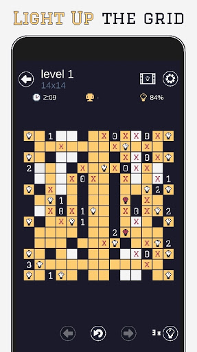 Android application Light Up: Logic Puzzle screenshort