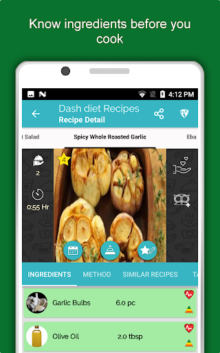 Screenshot of DASH Diet Recipes Offline