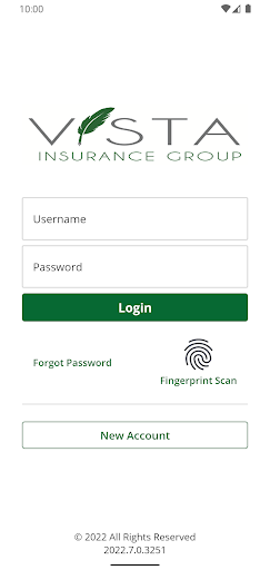Android application Vista Insurance Group screenshort