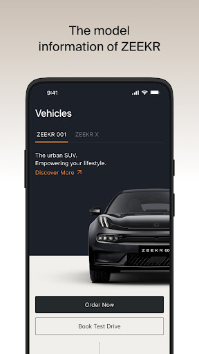 Android application ZEEKR screenshort