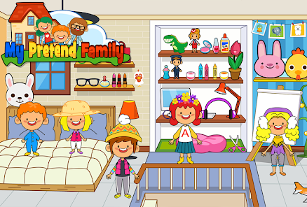 My Pretend Home & Family Town - Apps On Google Play