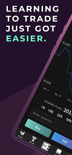 Android application BullBear: Trading Simulator screenshort