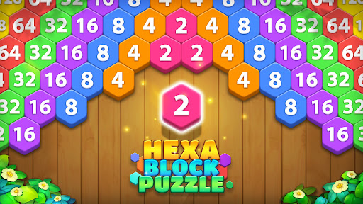 Android application Hexa Block Puzzle - Merge! screenshort