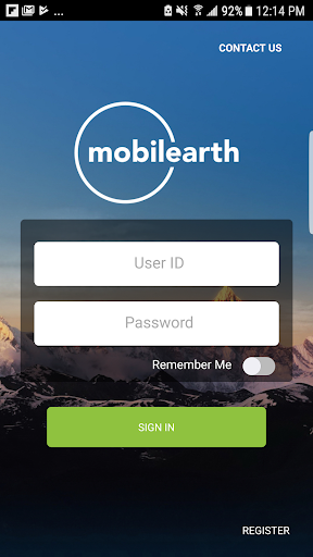Android application Mobilearth MobiBanking screenshort