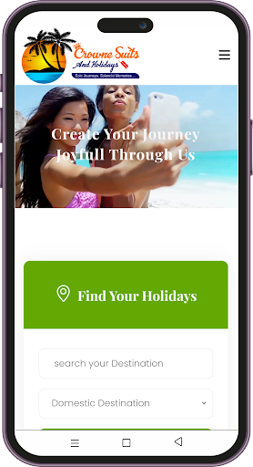 Android application CROWNE SUITS HOLIDAYS PVT LTD screenshort