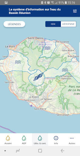 Données eau Réunion