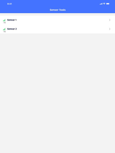 Smart Sensor Tools Screen 3