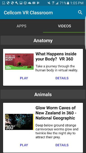Cellcom VR Classroom Screen 3
