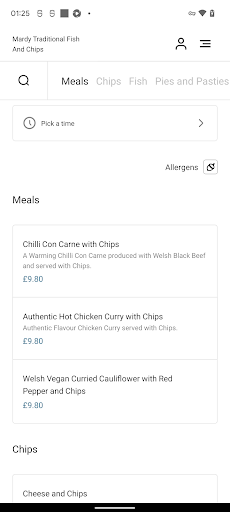 Mardy Traditional Fish & Chips Screen 3