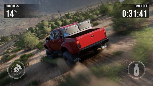 Hilux Pickup Off-road Driving