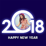 New Year 2018 Photo Frames icon