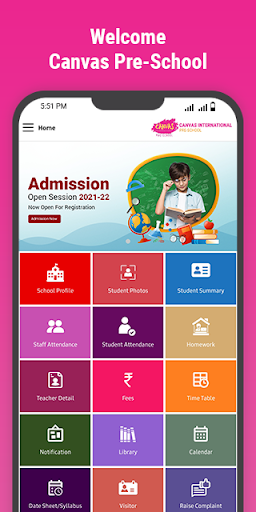 Canvas School Screen 2