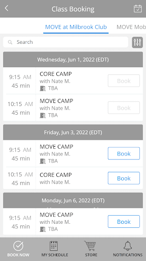 MOVE Performance & Wellness Screen 2