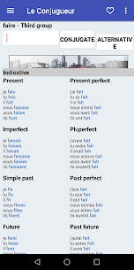Le Conjugueur MOD APK (Anuncios eliminados) 1