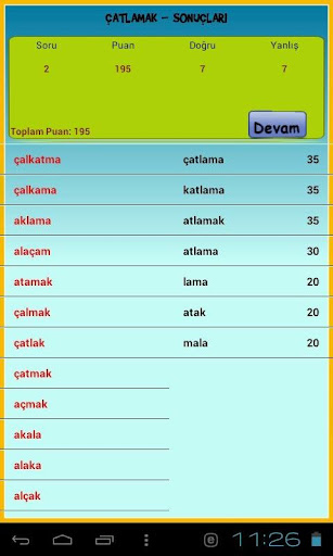 Kelime Türetme Screen 3