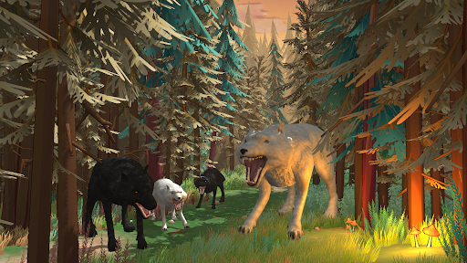 Hunter Wolf Wildlife Safari 3d