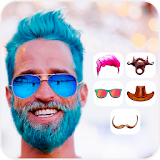 Man Mustache Beard Face Editor icon