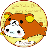 Typany Yellow Cute Bear Keyboard icon