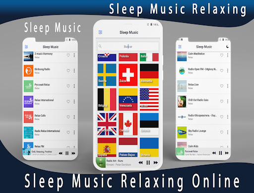 Android application Relaxing Music to Sleep screenshort