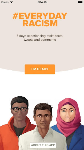 Android application Everyday Racism screenshort