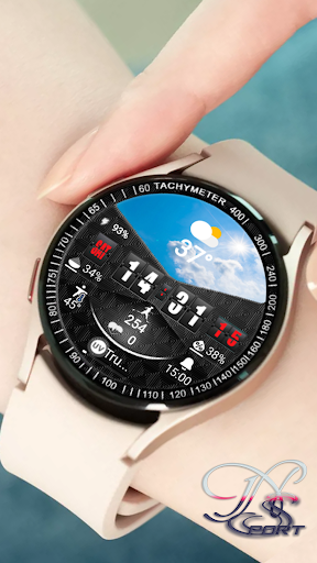 Android application N-SPORT161]UltraView WatchFace screenshort