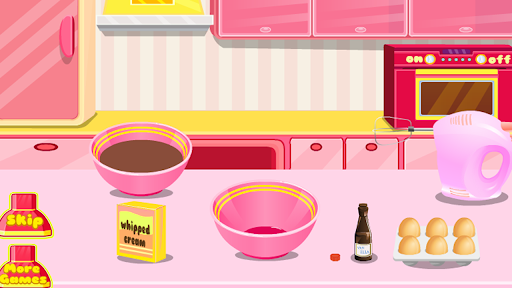 Android application Make cake chocolate girls game screenshort