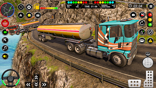 Oil Truck Games: Truck Driving