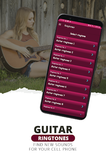 Guitar ringtones Screen 2