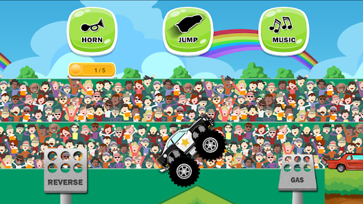Monster Truck Game for Kids 2.8.84 APK + Mod (Unlimited money) for Android