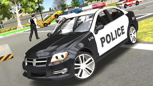 Android application Police Car Chase Cop Simulator screenshort
