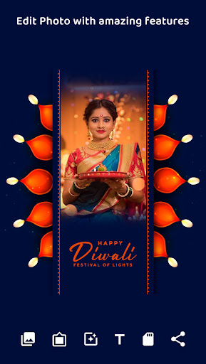 Diwali Photo Frame Screen 3