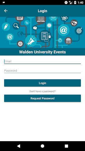 Walden University Events Screen 3