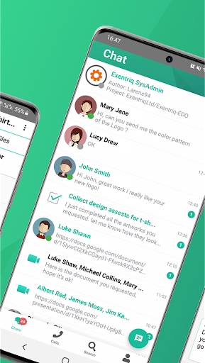 Exentriq Talk Screen 2