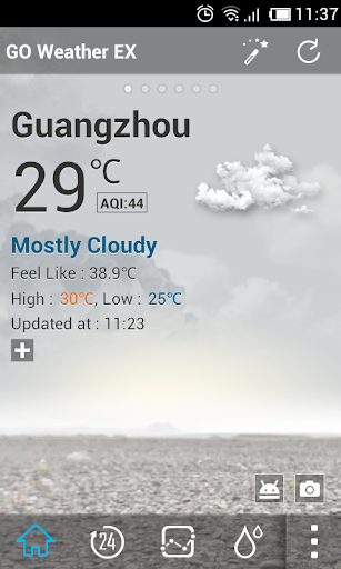 Default Dynamic1.0 GOWeatherEX Screenshot 4 - AppWisp.com