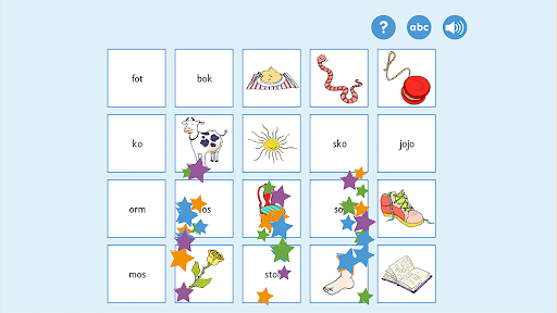 ABC-klubben: ABC-memo Screenshot