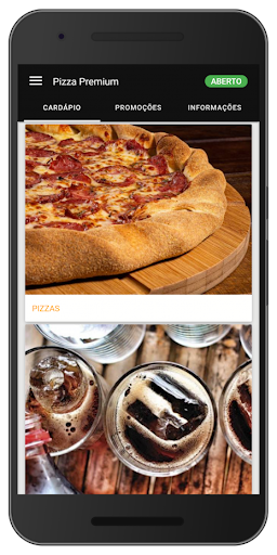 Android application Pizza Premium screenshort