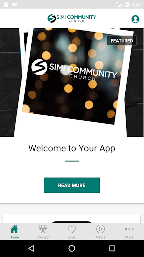Android application Simi Community Church screenshort