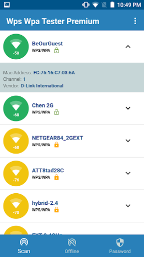 WIFI WPS WPA TESTER 4.1 APK screenshots 1