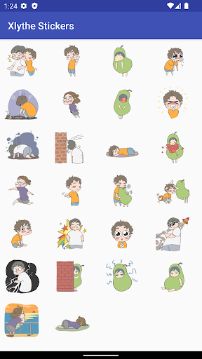 Android application Xlythe Sticker Pack screenshort